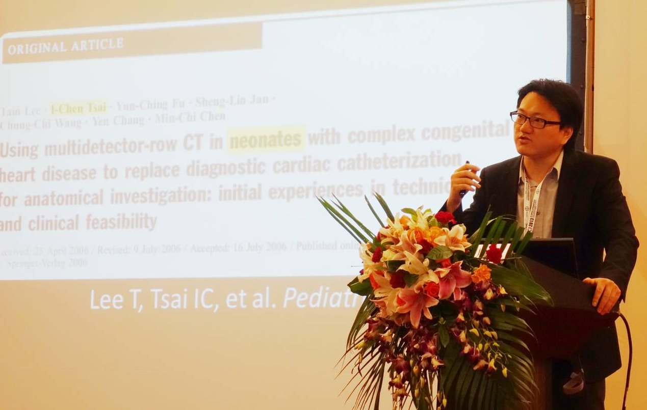I-Chen Tsai, MD, PhD (蔡依橙) @ ASCI 2013, CNCC